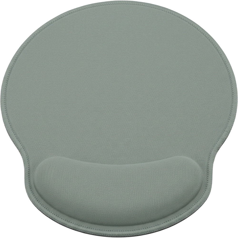 Njqnd Contoured Memory Foam Wrist-Rest Mouse Pad Sage Gray - Product view