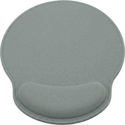 Njqnd Contoured Memory Foam Wrist-Rest Mouse Pad Sage Gray - Product view