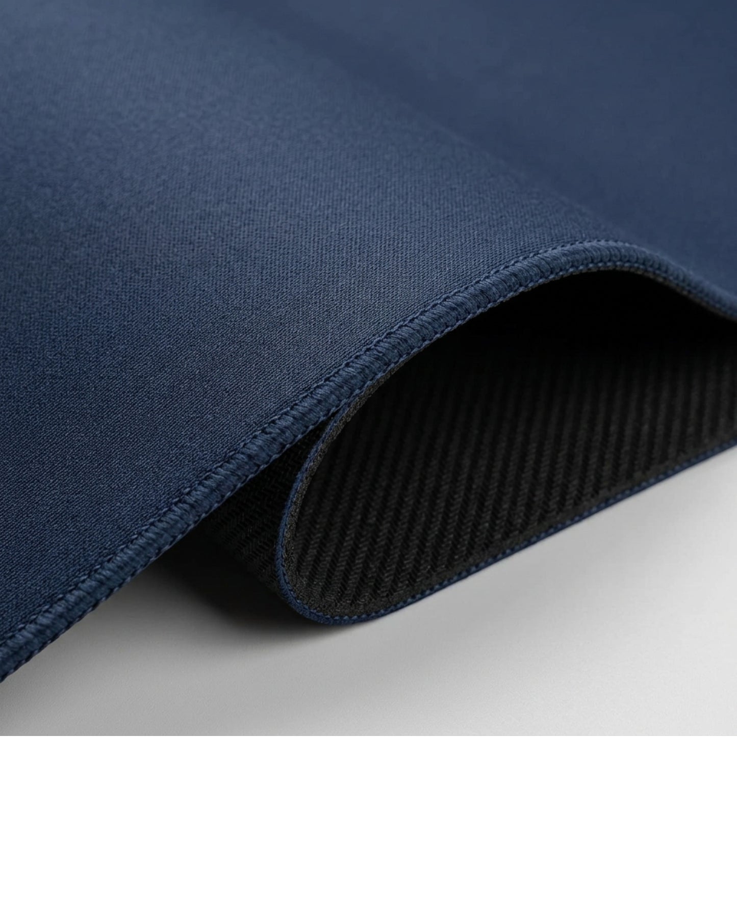 Njqnd Extended Micro-Weave Desk Mat 850 x 350 mm Navy - Detail view