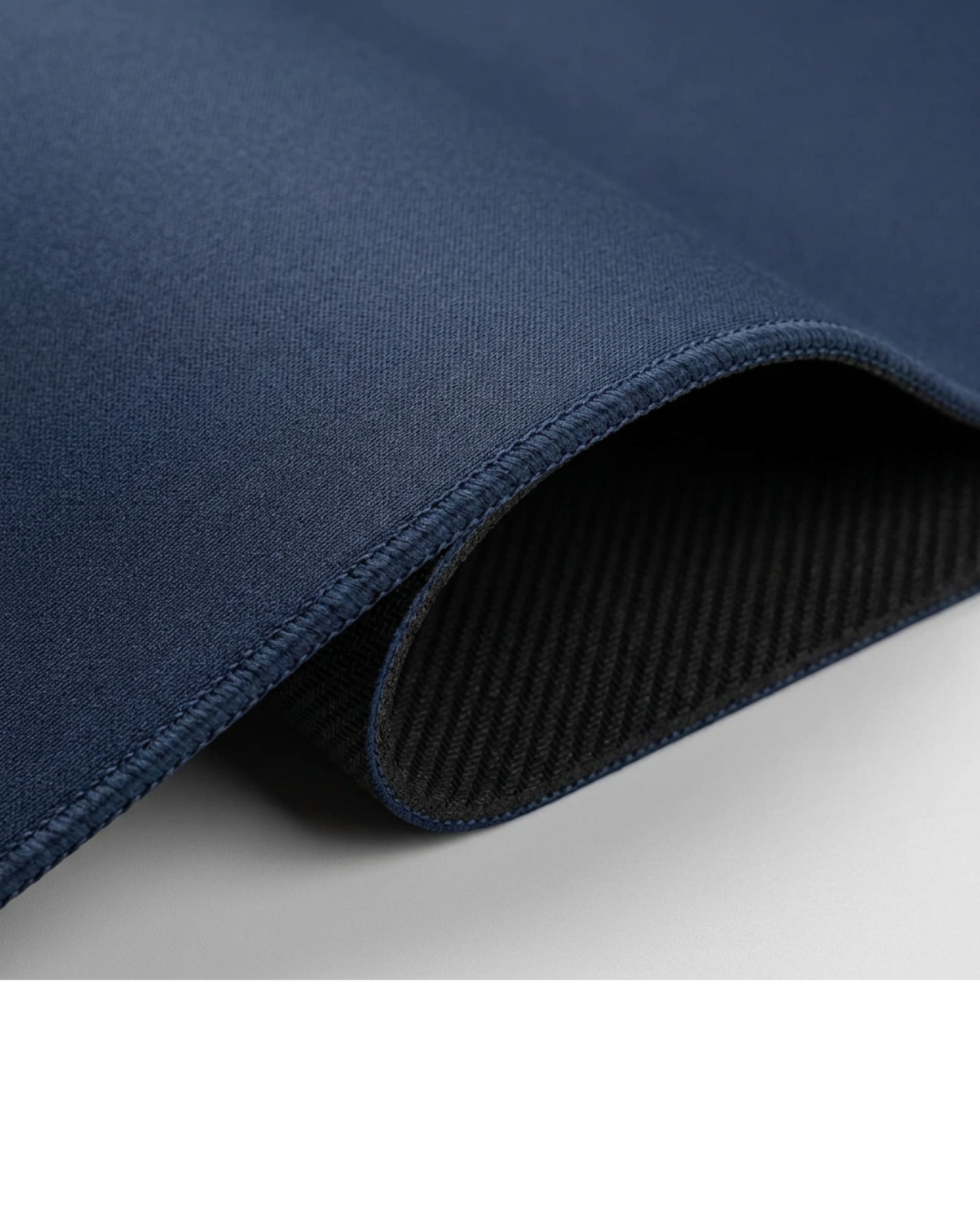 Njqnd Extended Micro-Weave Desk Mat 850 x 350 mm Navy - Detail view