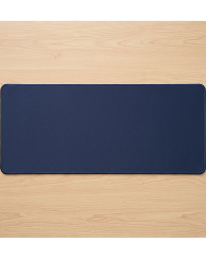Njqnd Extended Micro-Weave Desk Mat 850 x 350 mm Navy - Lifestyle view