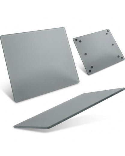 Njqnd Frosted Glass Hard Mouse Pad 10 x 8 in